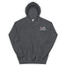 Dark Heather Embroidered Logo Hoodie - Flamin' Fitness