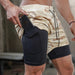 Men's 2-In-1 Camo Sports Shorts - Flamin' Fitness