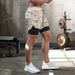 Men's 2-In-1 Camo Sports Shorts - Flamin' Fitness