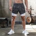 Men's 2-In-1 Camo Sports Shorts - Flamin' Fitness