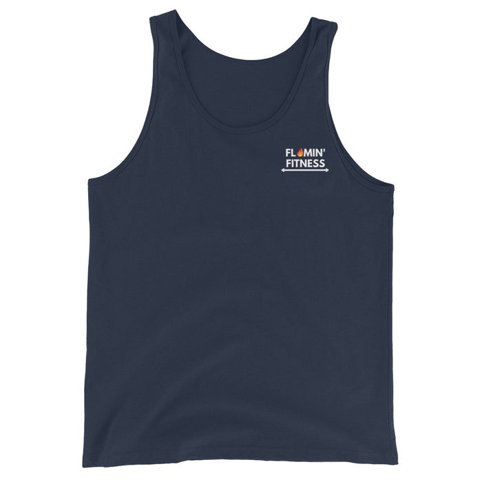 Men's Navy Tank Top - Flamin' Fitness